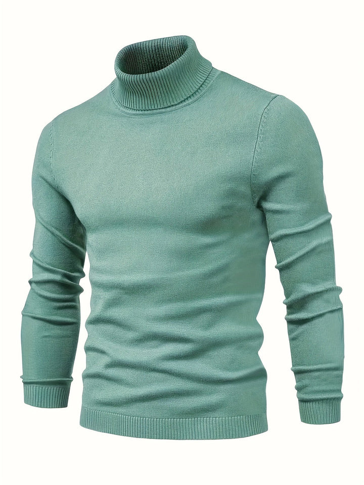 Tharvec | Homme Pull Col Roulé Slim Fit