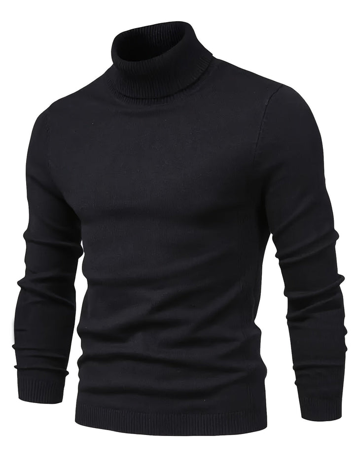 Tharvec | Homme Pull Col Roulé Slim Fit — vue 4