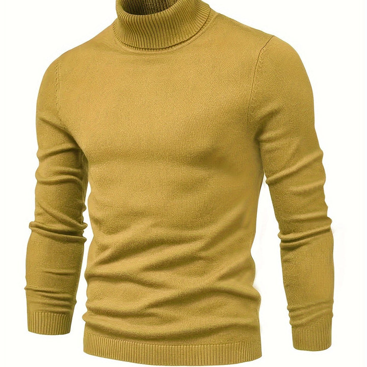 Tharvec | Homme Pull Col Roulé Slim Fit