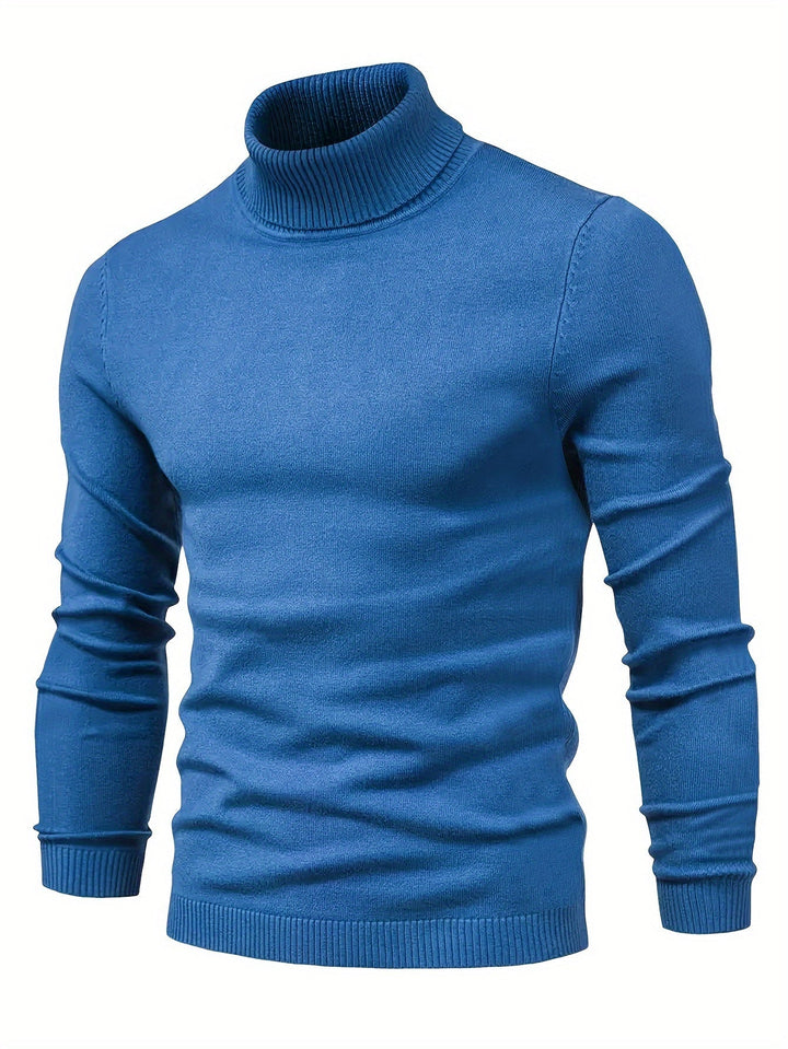 Tharvec | Homme Pull Col Roulé Slim Fit