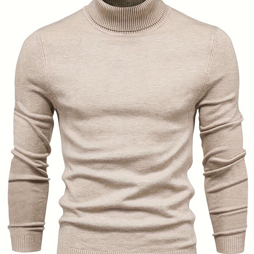 Tharvec | Homme Pull Col Roulé Slim Fit
