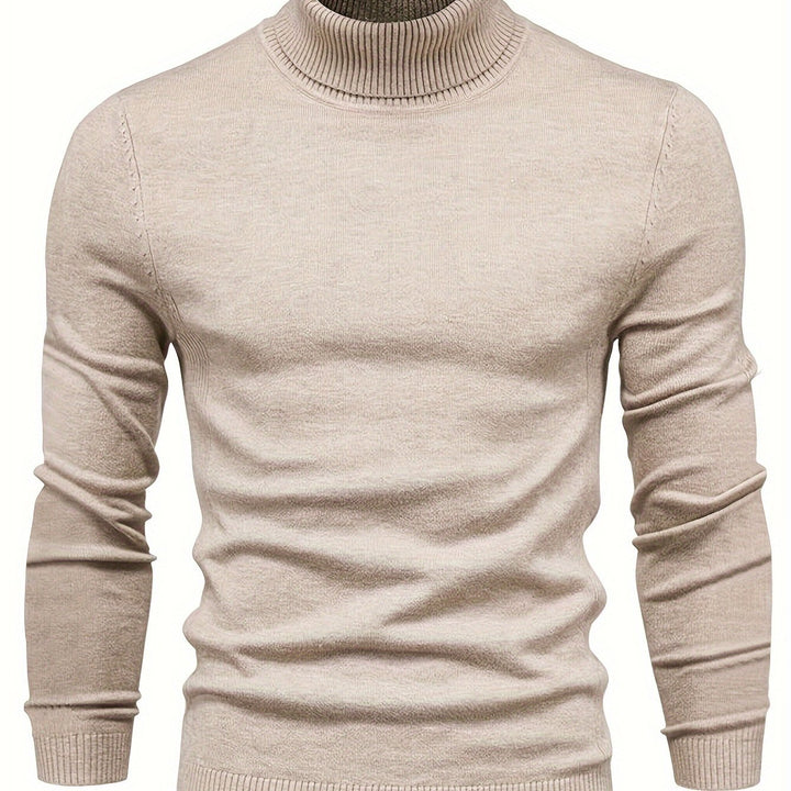 Tharvec | Homme Pull Col Roulé Slim Fit