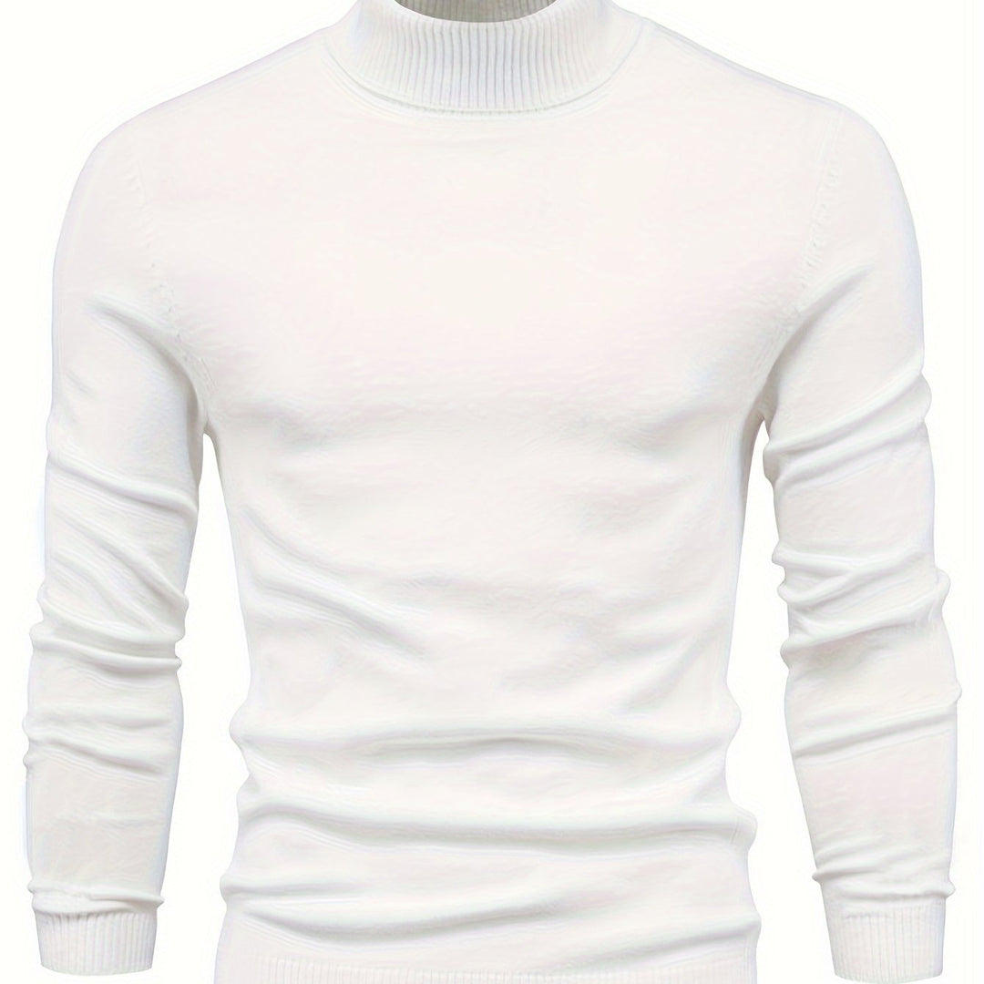 Tharvec | Homme Pull Col Roulé Slim Fit