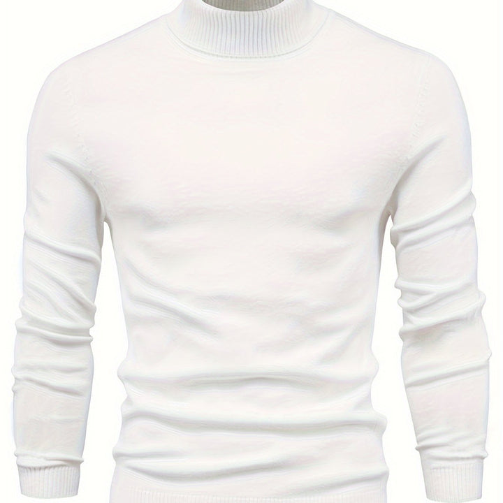 Tharvec | Homme Pull Col Roulé Slim Fit