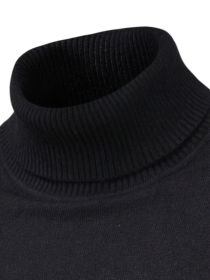 Tharvec | Homme Pull Col Roulé Slim Fit — vue 5