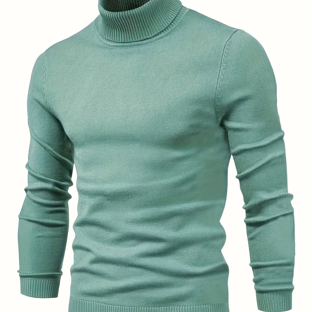 Tharvec | Homme Pull Col Roulé Slim Fit