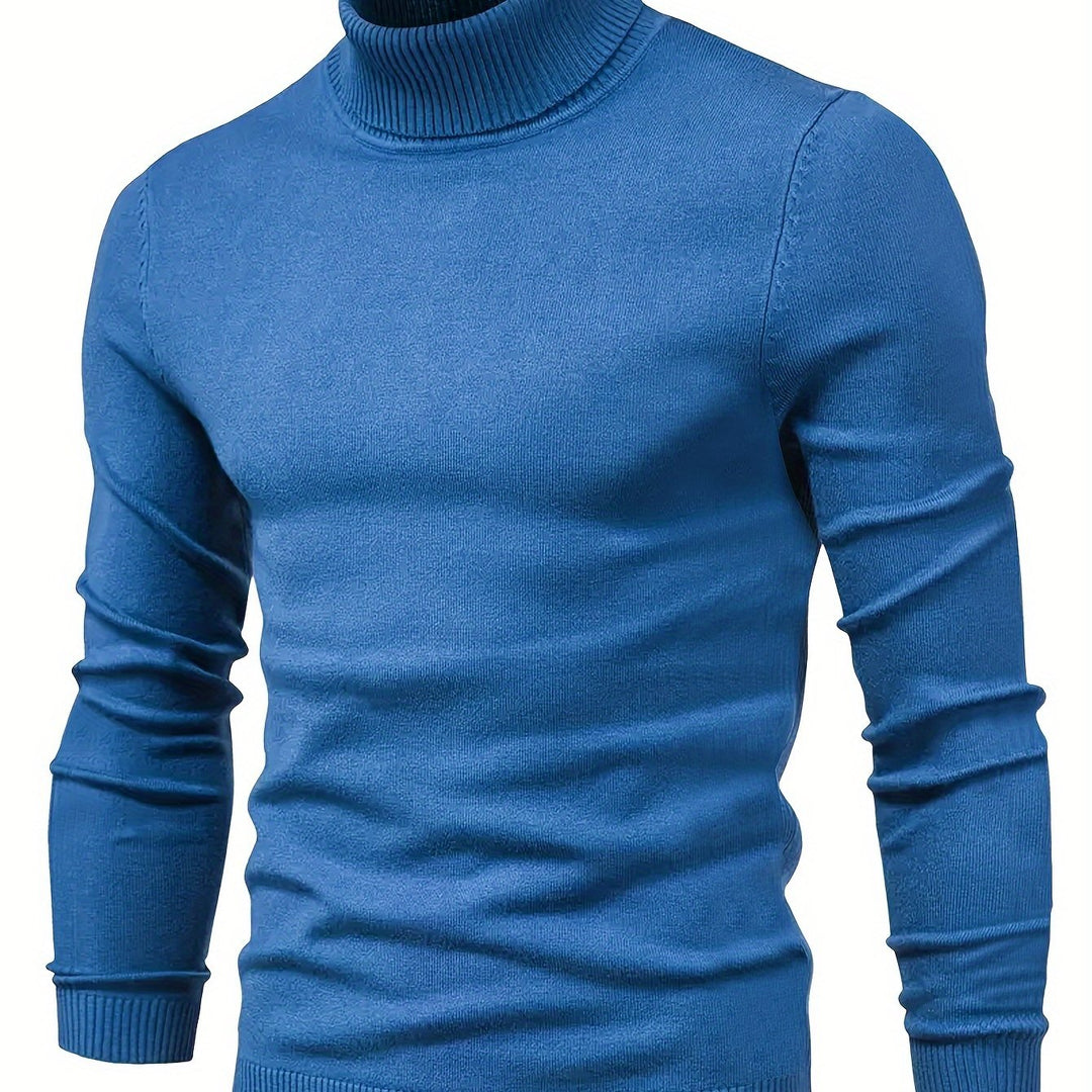 Tharvec | Homme Pull Col Roulé Slim Fit