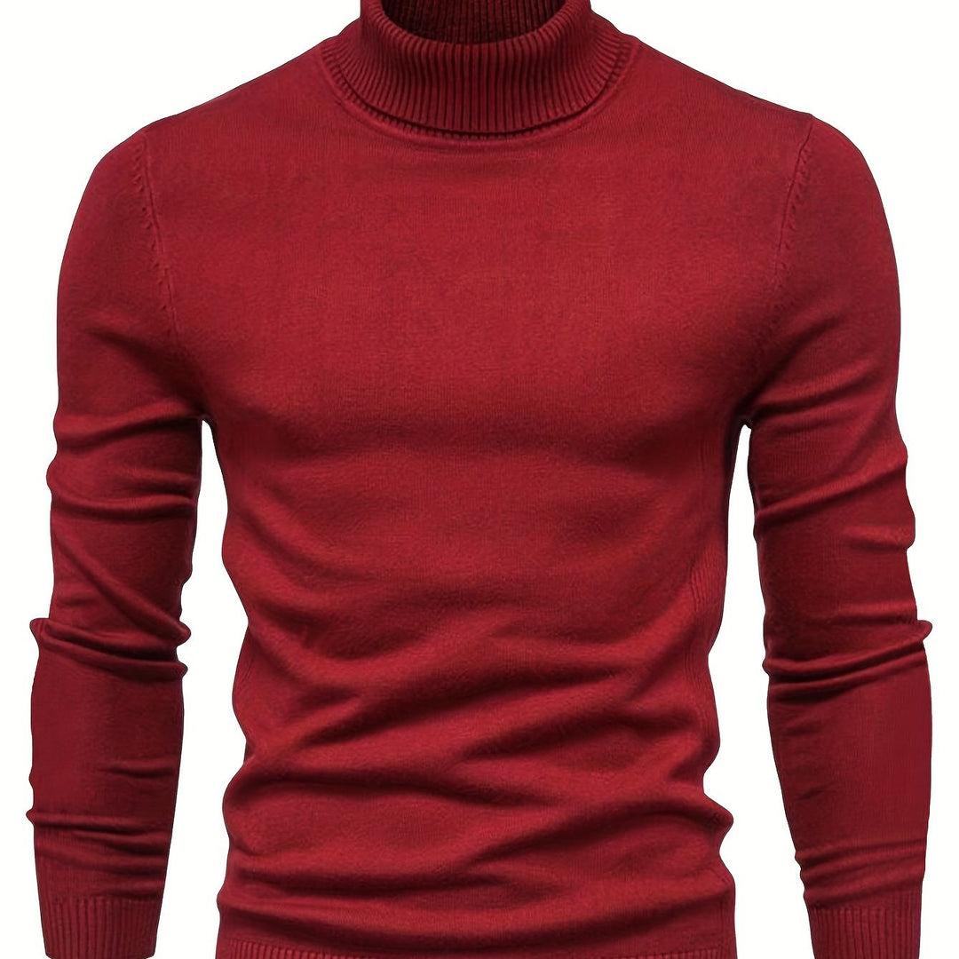 Tharvec | Homme Pull Col Roulé Slim Fit — vue 8