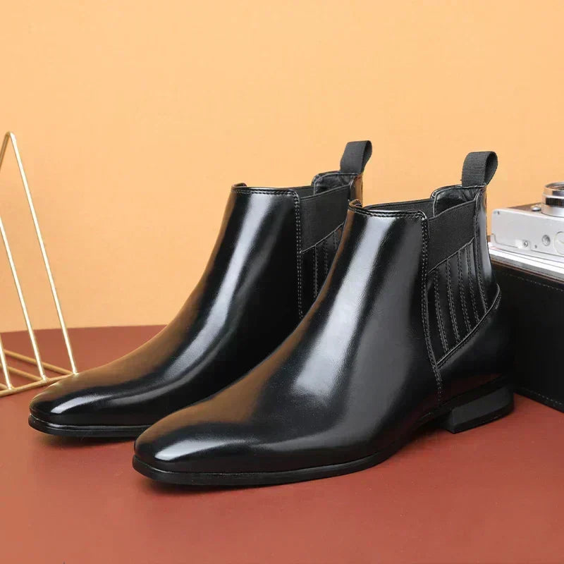 Grémont | Homme Bottines Chelsea Bout Pointu - Dark Brown - Image 2