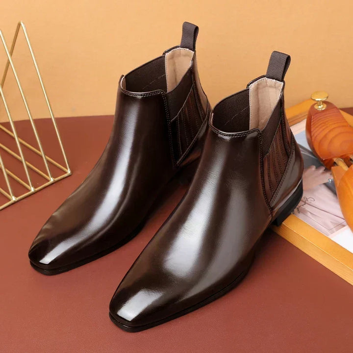 Grémont | Homme Bottines Chelsea Bout Pointu - Dark Brown - Image 3