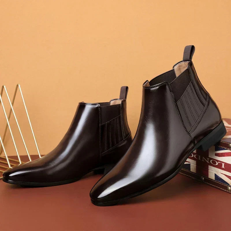 Grémont | Homme Bottines Chelsea Bout Pointu - Dark Brown - Image 7