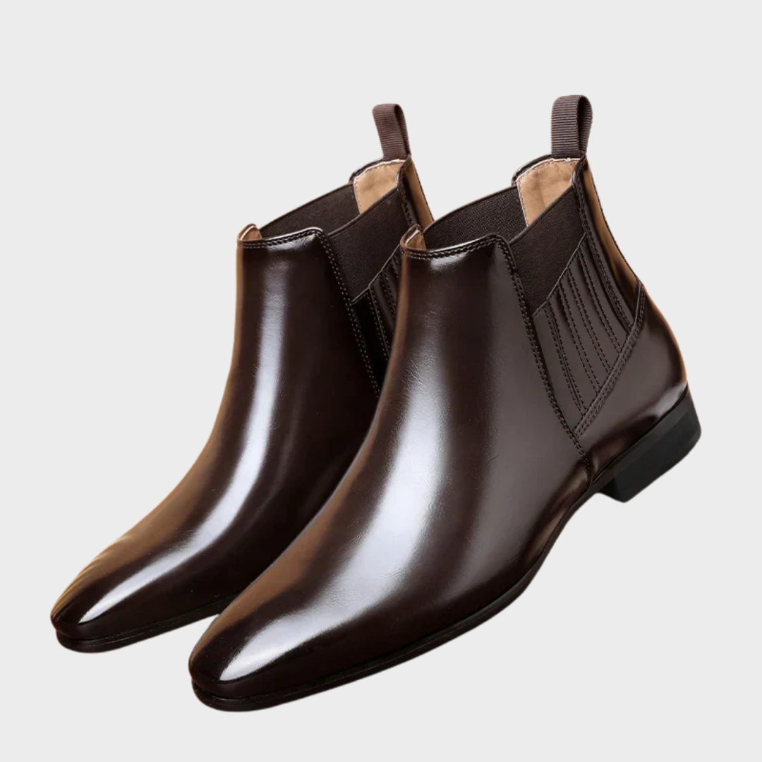 Grémont | Homme Bottines Chelsea Bout Pointu - Dark Brown - Image 8