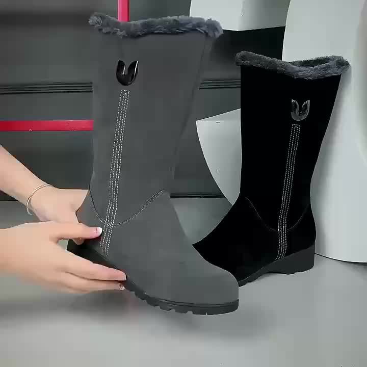 Orlénie | Femme Bottes de Neige Mi-Mollet Fourrure — vue 10