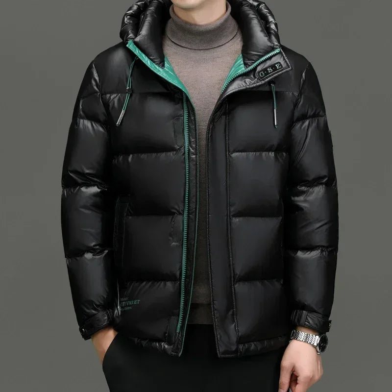 Halvord | Homme Doudoune Capuche Hiver - White - Image 4