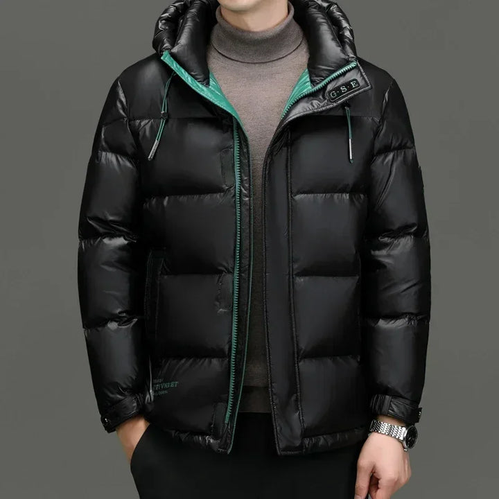 Halvord | Homme Doudoune Capuche Hiver - White - Image 4