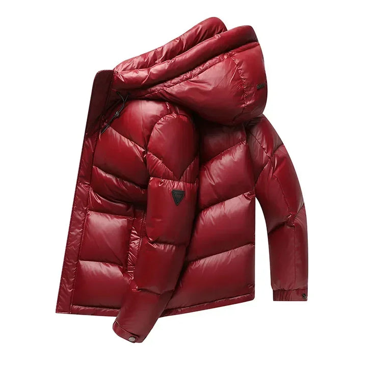 Halvord | Homme Doudoune Capuche Hiver - White - Image 5