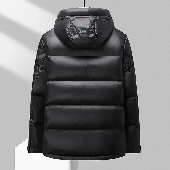 Halvord | Homme Doudoune Capuche Hiver - White - Image 6