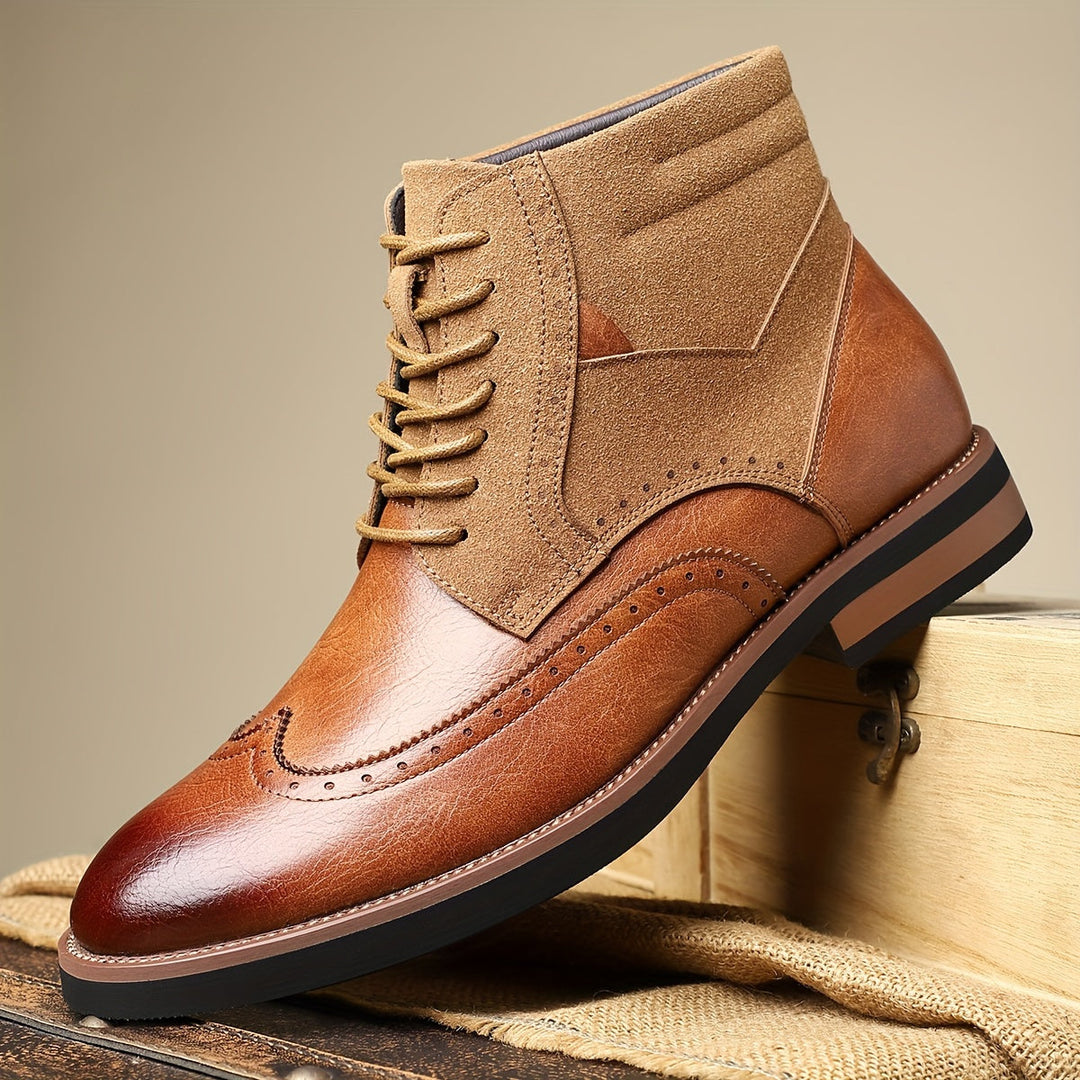 Halvorn | Bottines Brogue Homme Lacets Bimatière - Image 10