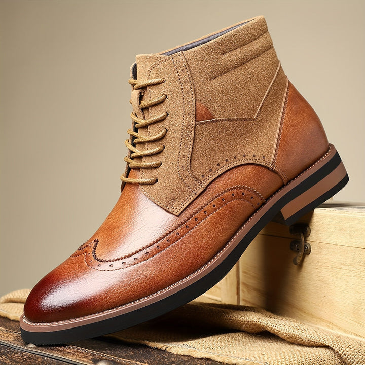 Halvorn | Bottines Brogue Homme Lacets Bimatière - Image 10