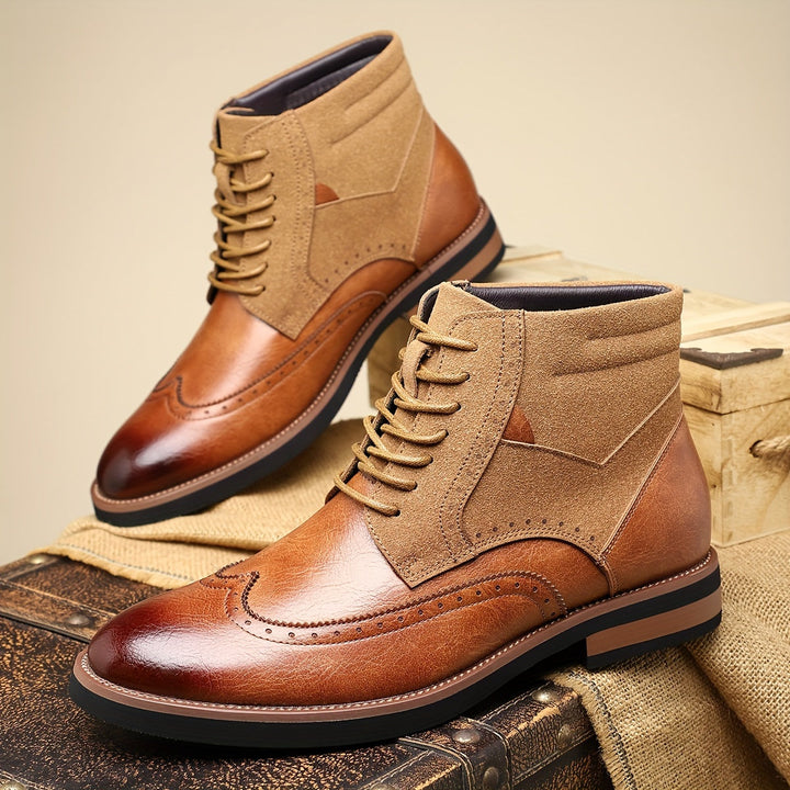 Halvorn | Bottines Brogue Homme Lacets Bimatière - Image 7
