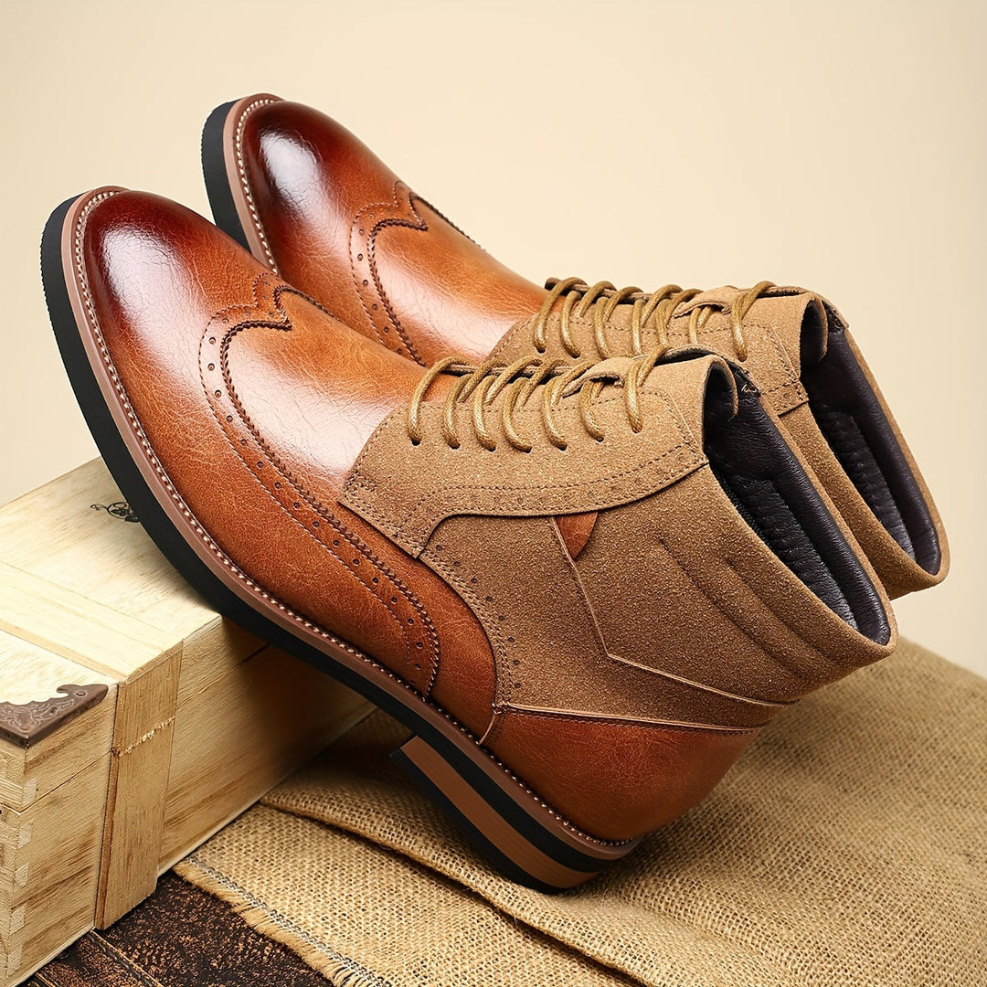 Halvorn | Bottines Brogue Homme Lacets Bimatière - Image 8