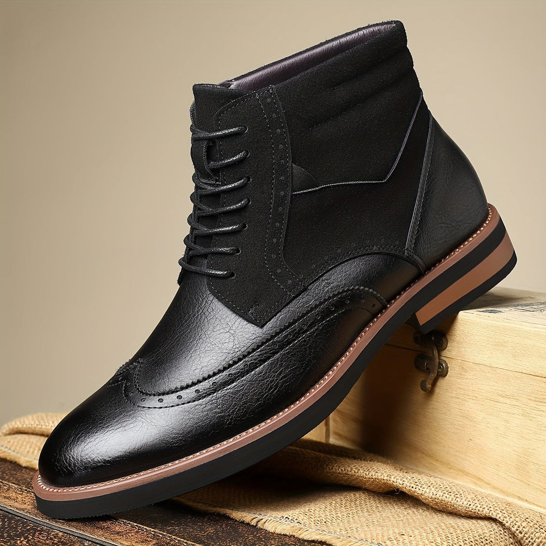 Halvorn | Bottines Brogue Homme Lacets Bimatière - Image 9