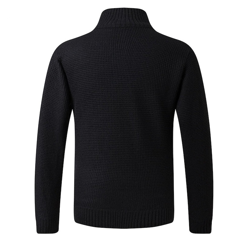 Halvorn | Homme Veste Matelassée Col Montant Tricot - Image 4
