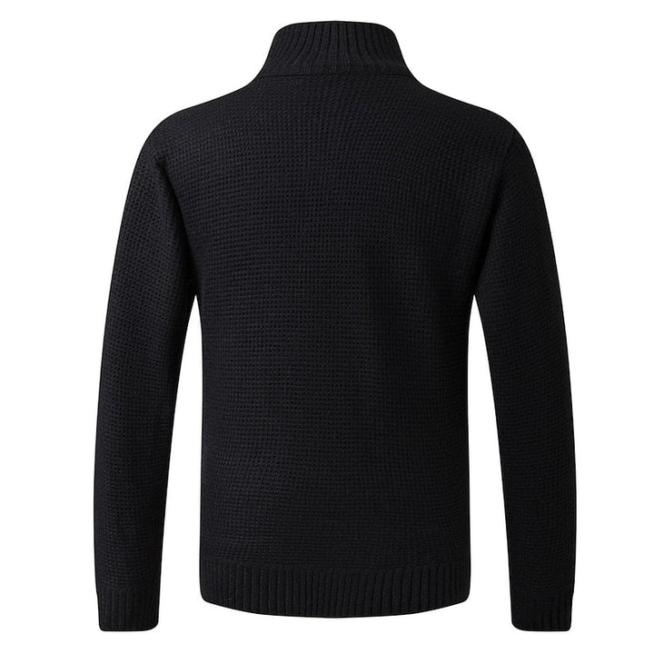Halvorn | Homme Veste Matelassée Col Montant Tricot - Image 4