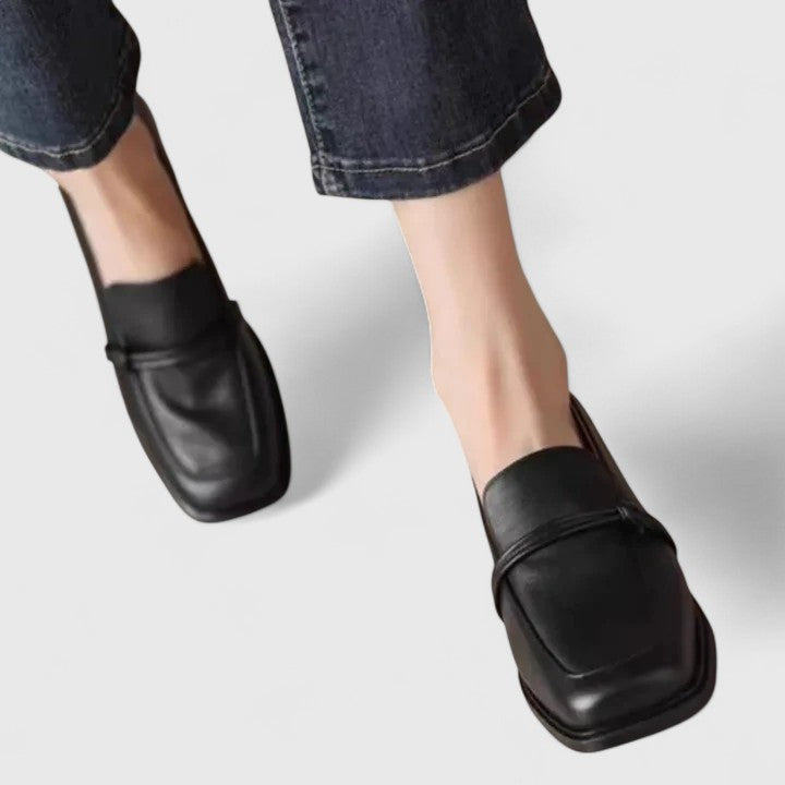Halvorne | Mocassins Femme Bout Carré Slip-on - Image 1