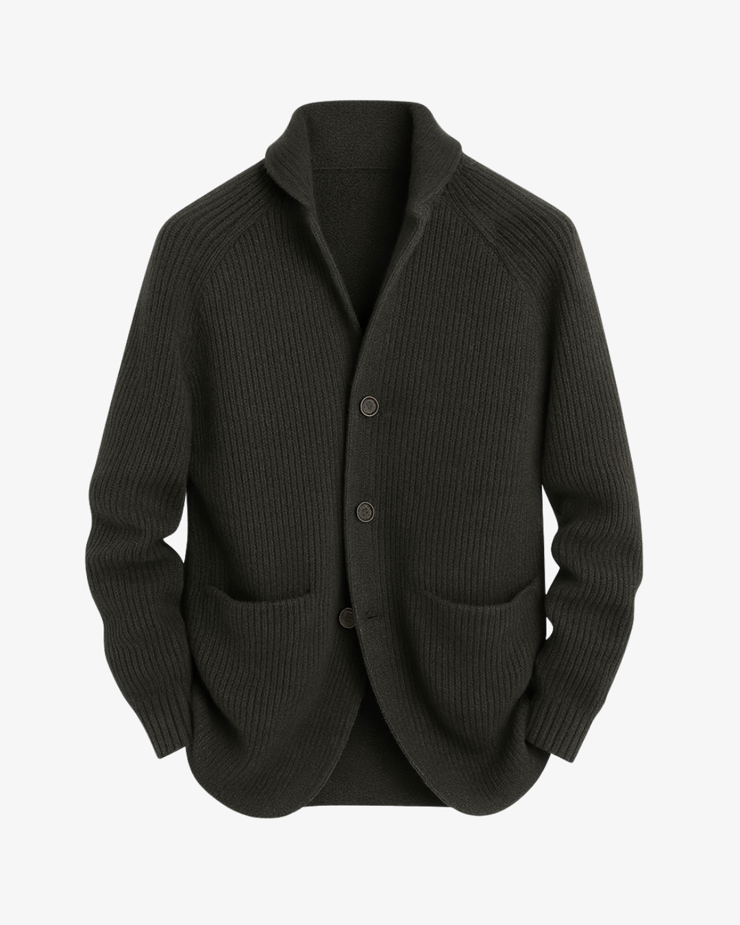 Halvric | Homme Gilet en Maille Col Montant - Image 1