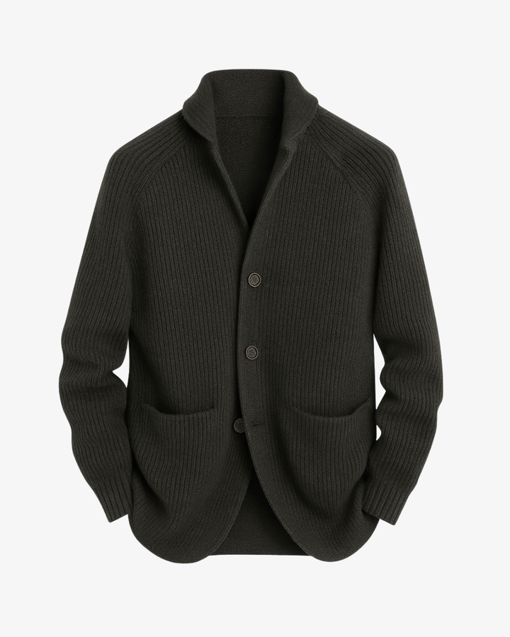Halvric | Homme Gilet en Maille Col Montant - Image 1
