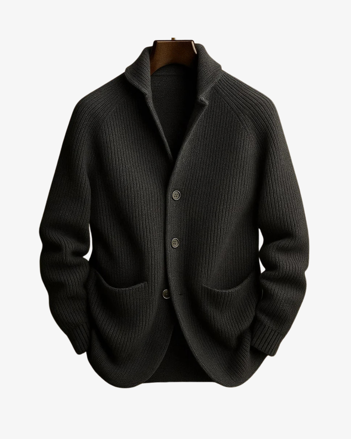 Halvric | Homme Gilet en Maille Col Montant - Image 2