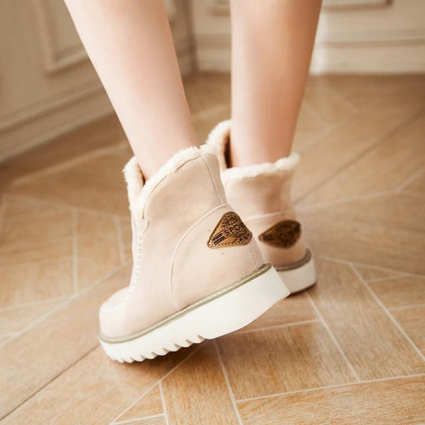 Brévane | Femme Bottines Fourrées Hiver Suédées — vue 9