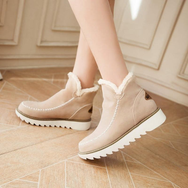Brévane | Femme Bottines Fourrées Hiver Suédées — vue 7