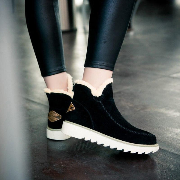 Brévane | Femme Bottines Fourrées Hiver Suédées — vue 13