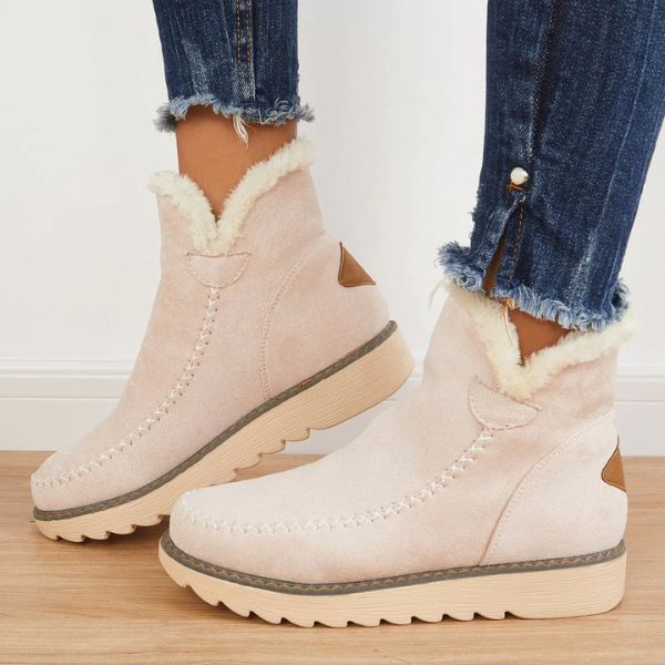 Brévane | Femme Bottines Fourrées Hiver Suédées