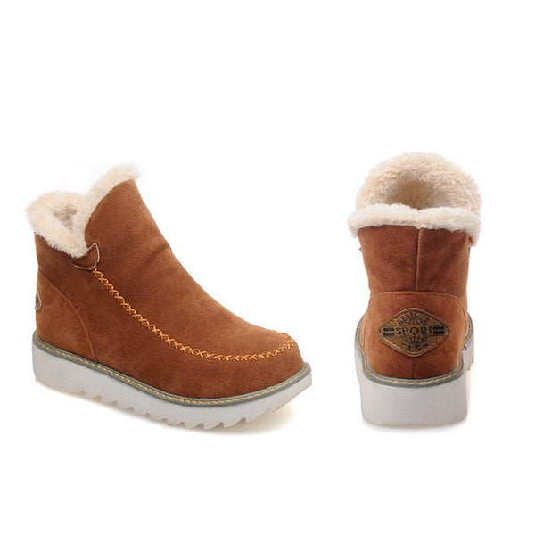 Brévane | Femme Bottines Fourrées Hiver Suédées — vue 16