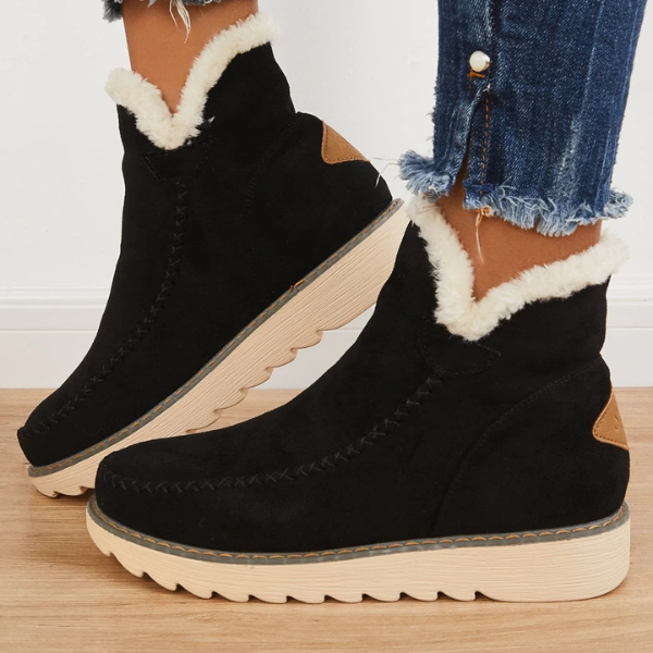 Brévane | Femme Bottines Fourrées Hiver Suédées — vue 3