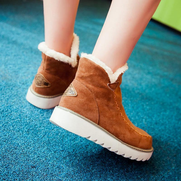 Brévane | Femme Bottines Fourrées Hiver Suédées — vue 6