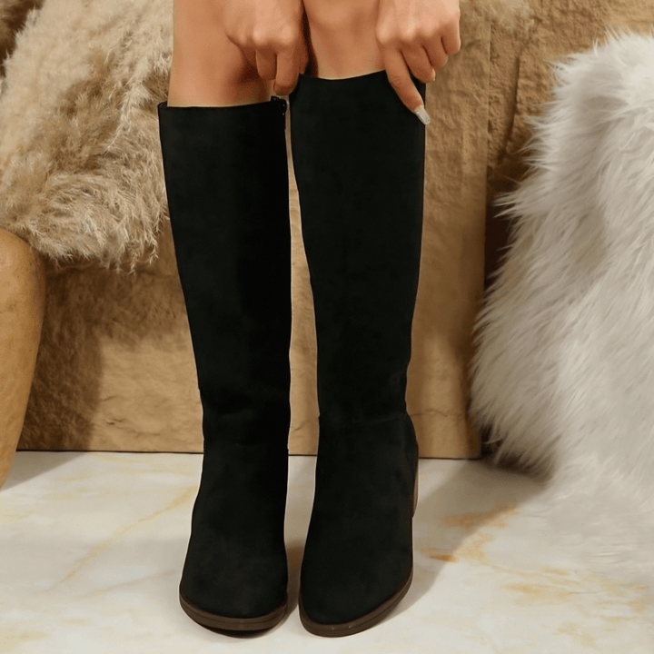 Léavorne | Femme Bottes Hautes Mollet Large - Image 2