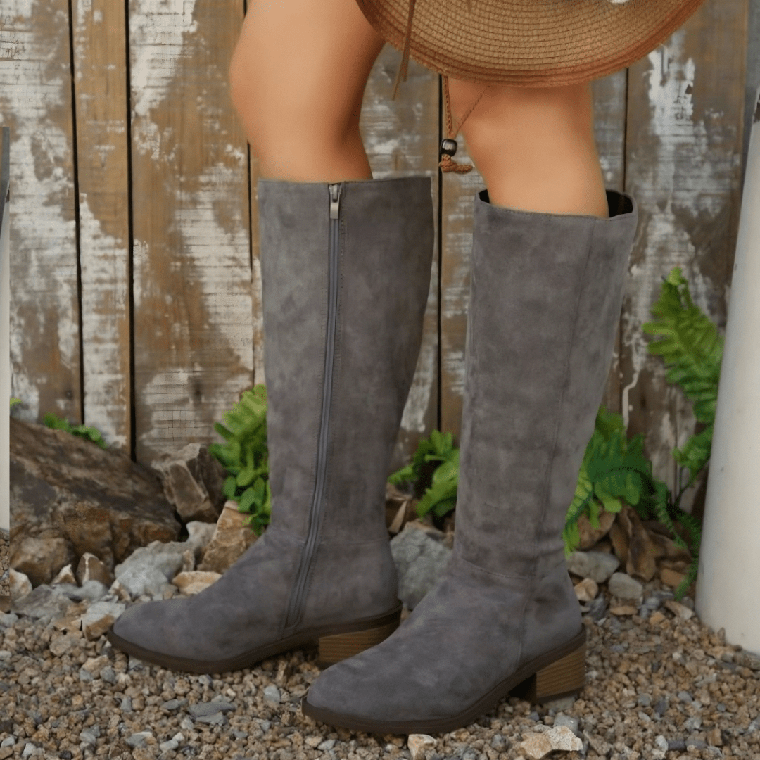 Léavorne | Femme Bottes Hautes Mollet Large - Image 3