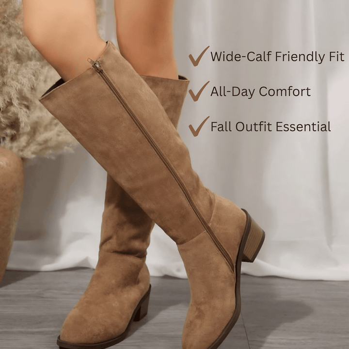 Léavorne | Femme Bottes Hautes Mollet Large - Image 5