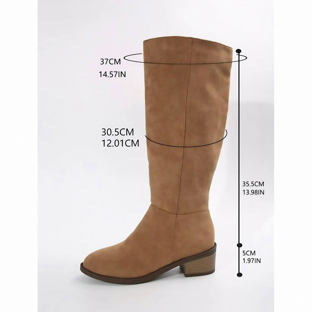 Léavorne | Femme Bottes Hautes Mollet Large - Image 7