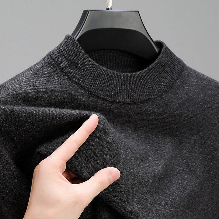Florent | Homme Pull Col Montant Maille Douce