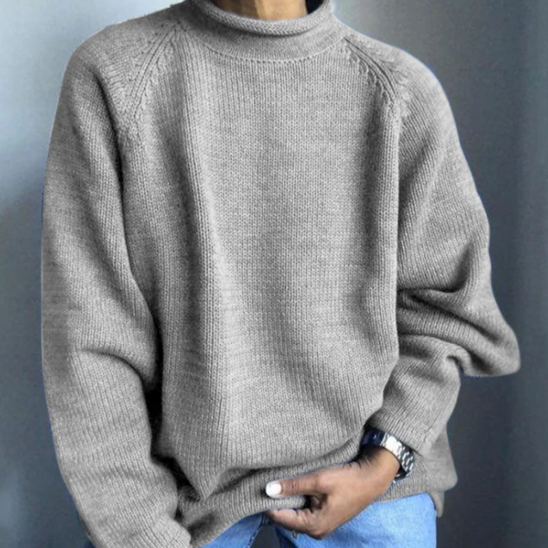 Lorvand | Pull Homme Col Montant Tricoté - Image 3