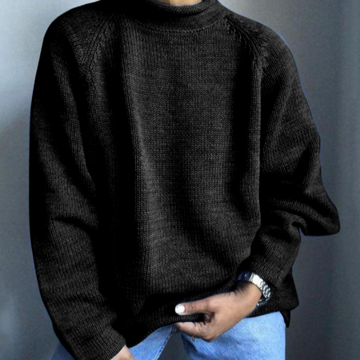 Lorvand | Pull Homme Col Montant Tricoté - Image 7