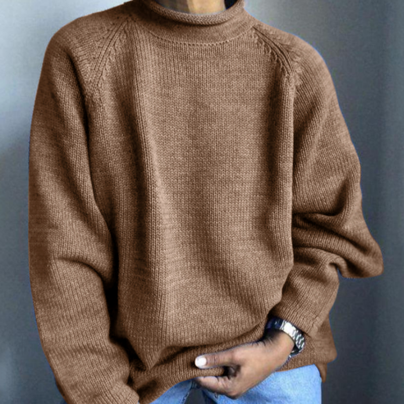 Lorvand | Pull Homme Col Montant Tricoté - Image 8