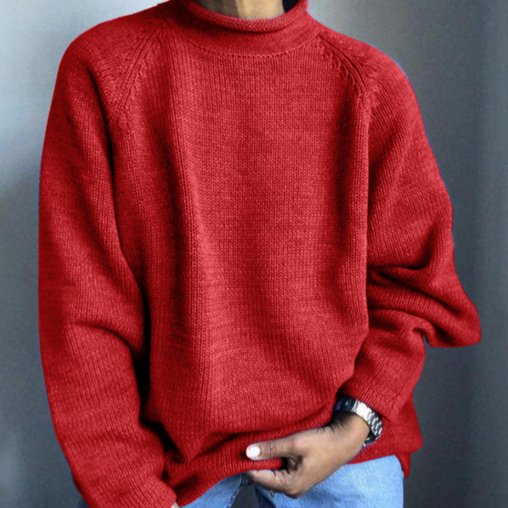 Lorvand | Pull Homme Col Montant Tricoté - Image 9