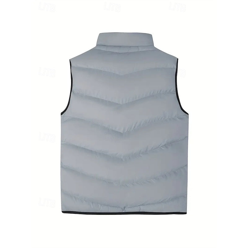 Lorvec | Homme Gilet Matelassé Sans Manches - Red - Image 10