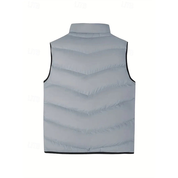 Lorvec | Homme Gilet Matelassé Sans Manches - Red - Image 10